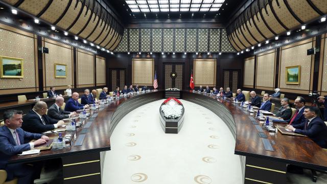 Cumhurbaşkanı Erdoğan, Trump ile heyetler arası görüşmeye başkanlık etti