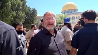 İşgalci İsrail'in aşırı sağcı Ulusal Güvenlik Bakanı Ben-Gvir, Mescid-i Aksa'ya baskın düzenledi