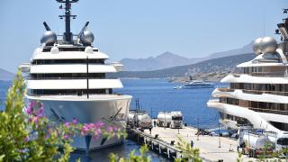 Dünyanın en büyük mega yatlarından ikisi Bodrum'da