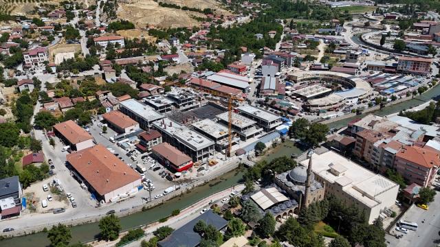 Depremde ağır hasar gören Darende Çarşısı yıl sonunda tamamlanacak