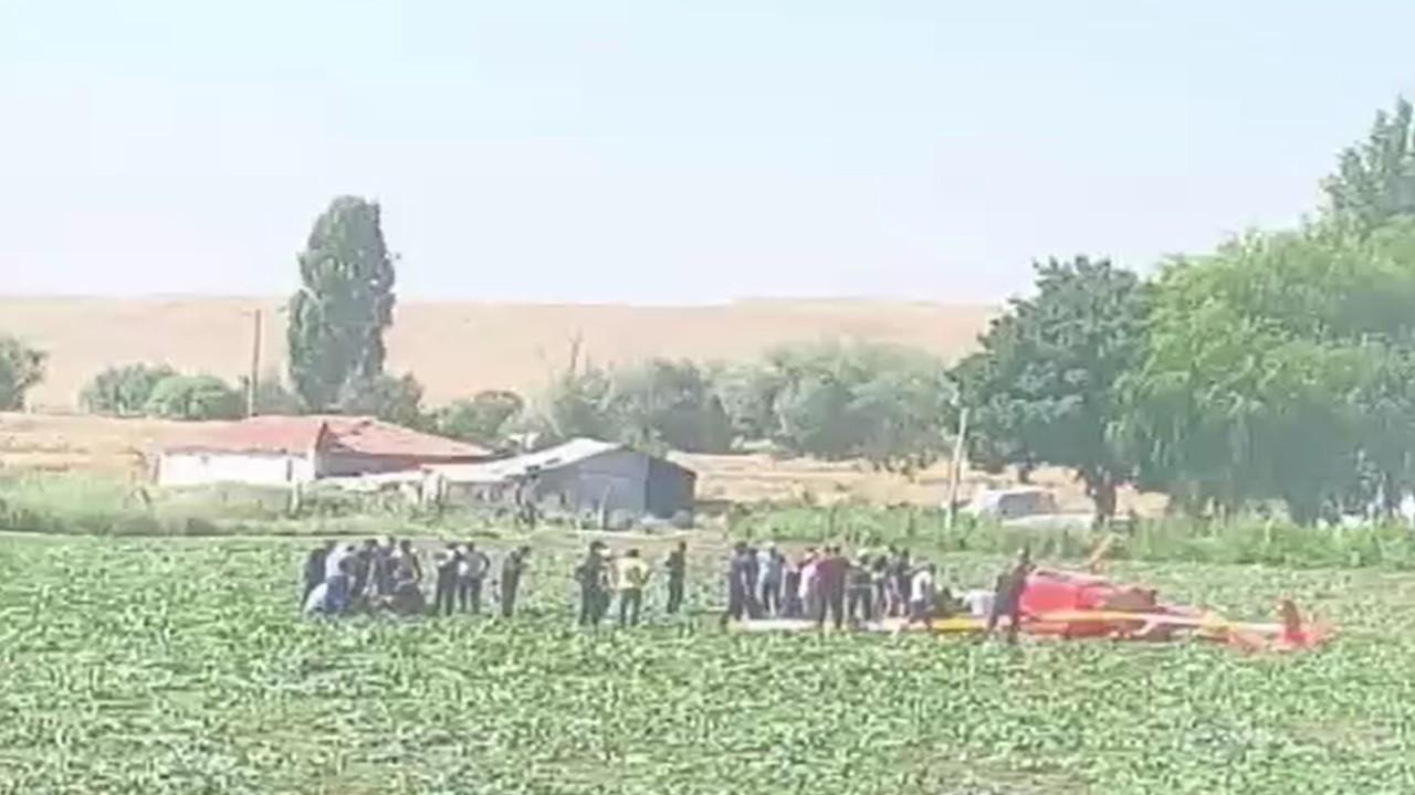 Ankara'da eğitim helikopteri düştü