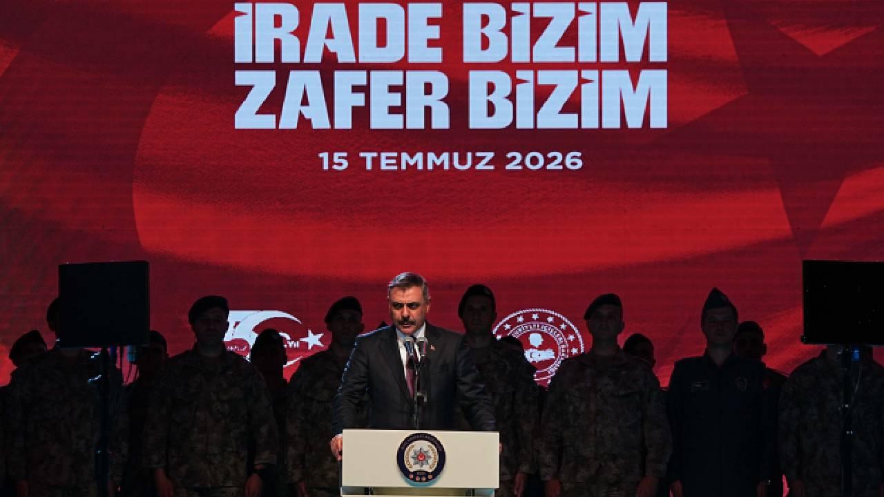 İçişleri Bakanı Çiftçi, Gölbaşı Özel Harekat Başkanlığı’ndaki 15 Temmuz programında konuştu