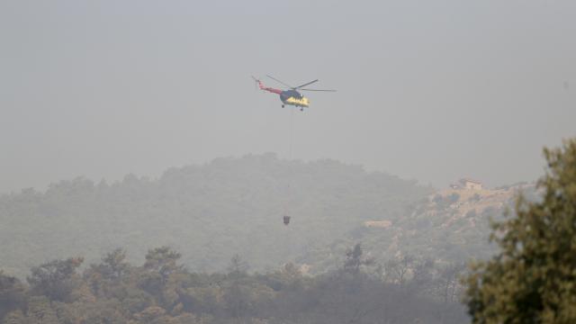Fethiye'deki orman yangını kontrol altında haber görseli