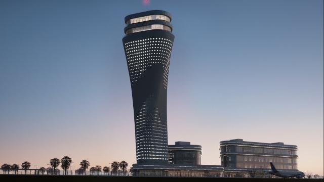 Antalya Havalimanı'nın yeni simgesi yükseliyor: 77 metrelik dev kule haber görseli