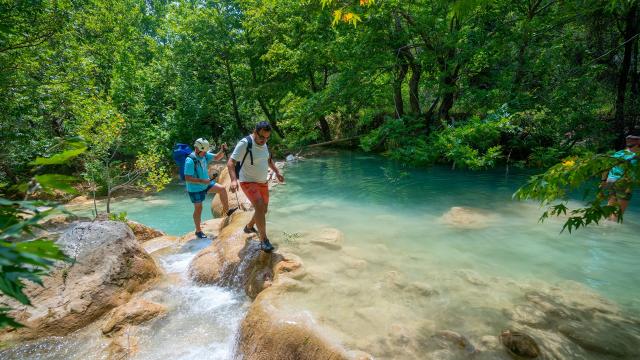 Antalya'da yürüyüşçülerin yaz rotası dere ve kanyonlar