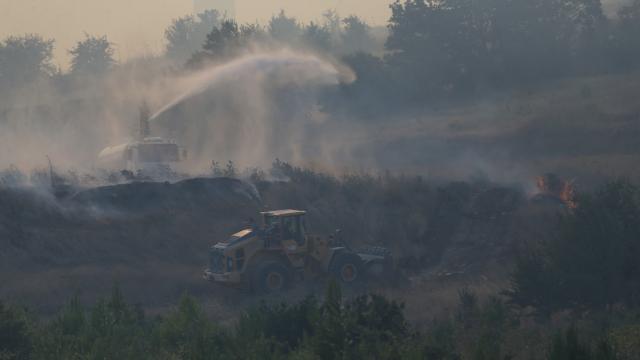 Çanakkale'de orman yangını haber görseli