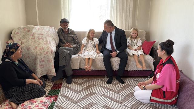Sosyal medyada ilgi gören Adıyamanlı Doğan ailesine "Aile Yılı" ziyareti