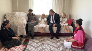 Sosyal medyada ilgi gören Adıyamanlı Doğan ailesine "Aile Yılı" ziyareti