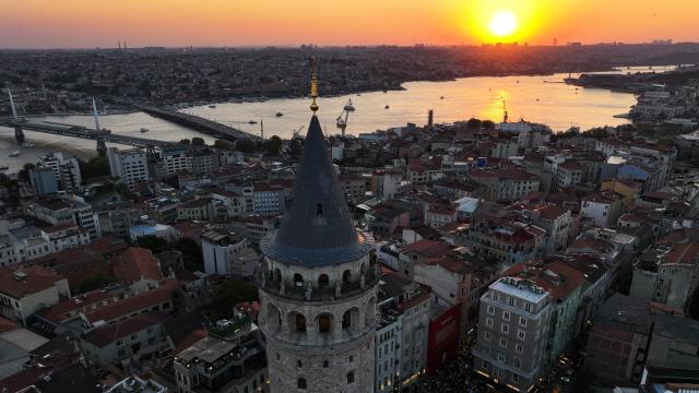 İstanbul'da gün batımı