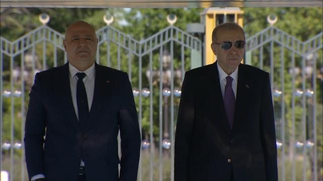 Cumhurbaşkanı Erdoğan, Lübnan Cumhurbaşkanı Avn'ı resmi törenle karşıladı haber görseli