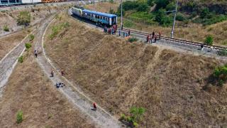 Kocaeli'de 3 ilden ekiplerin katılımıyla hızlı tren kazası tatbikatı yapıldı