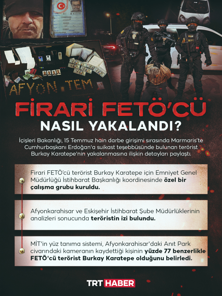 Firari FETÖ'cü terörist Burkay Karatepe operasyonunun detayları ortaya çıktı