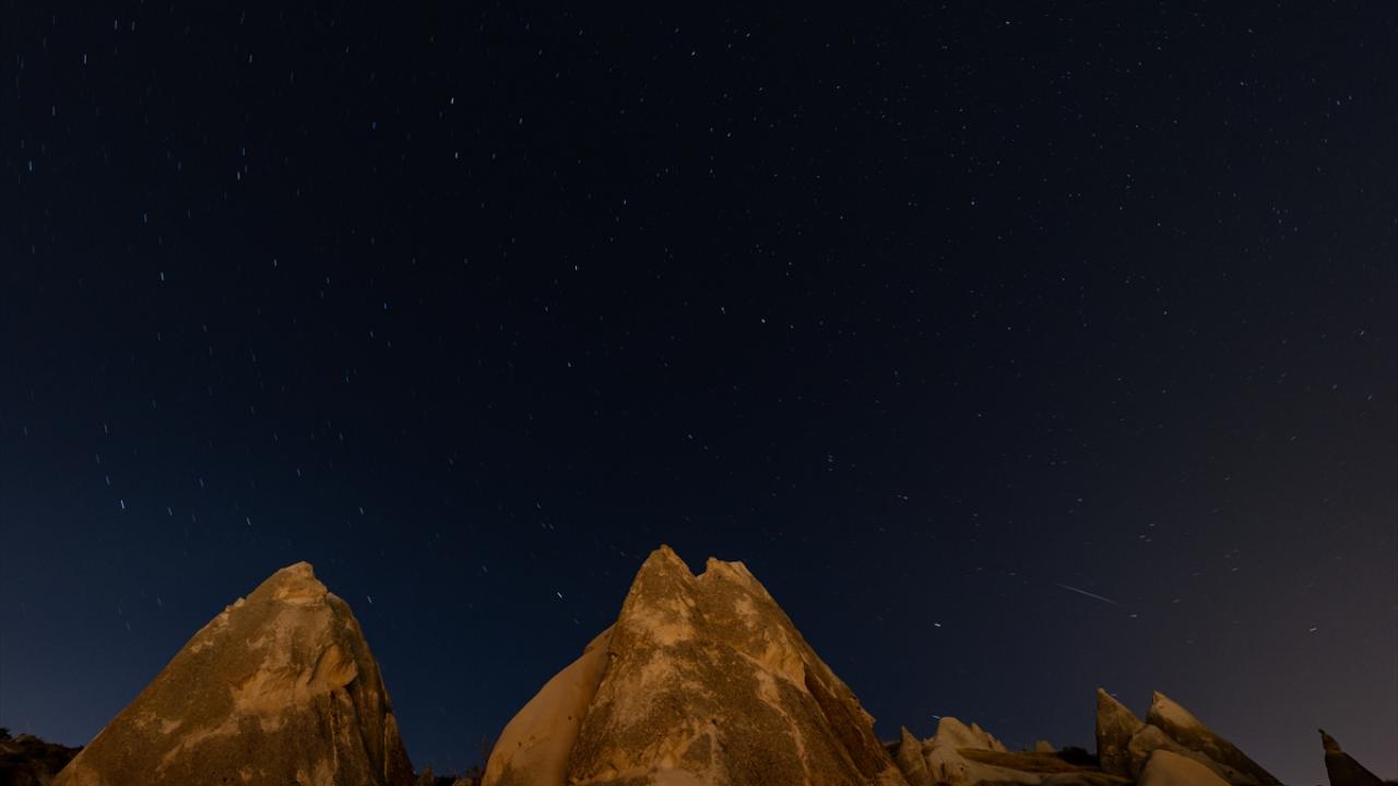 Perseid meteor yağmuru Kapadokya`da görüntülendi