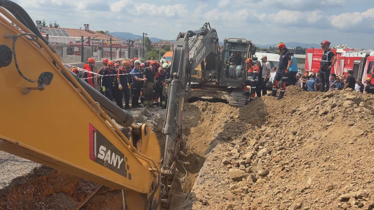 Tuzla’da inşaat alanında göçük meydana geldi