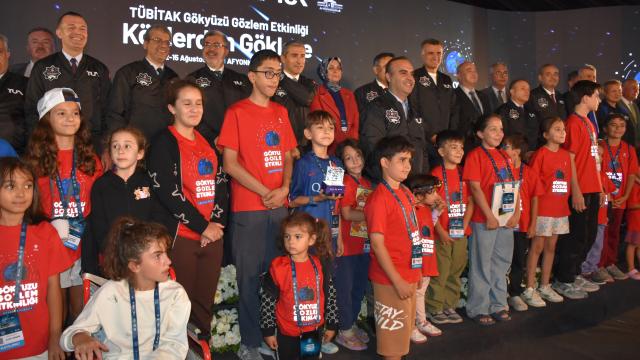 TÜBİTAK Gökyüzü Gözlem Etkinliği Afyonkarahisar'da başladı haber görseli