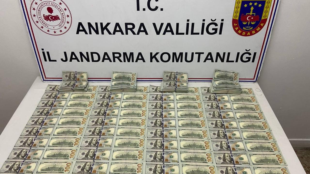 Ankara’da dev sahte para operasyonu: 80 bin dolar ele geçirildi