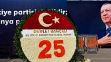 Devlet Bahçeli’den AK Parti’nin 25. kuruluş yıl dönümüne özel çelenk