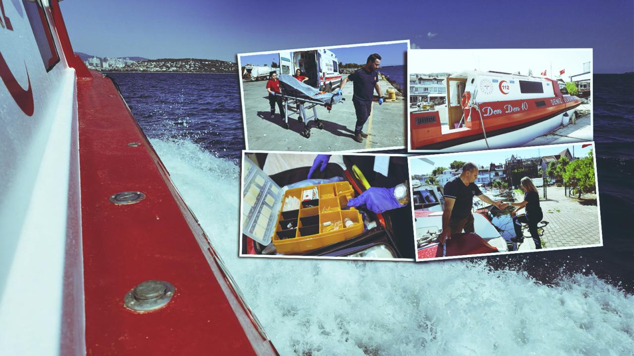 Adaların can damarı; Deniz ambulansları