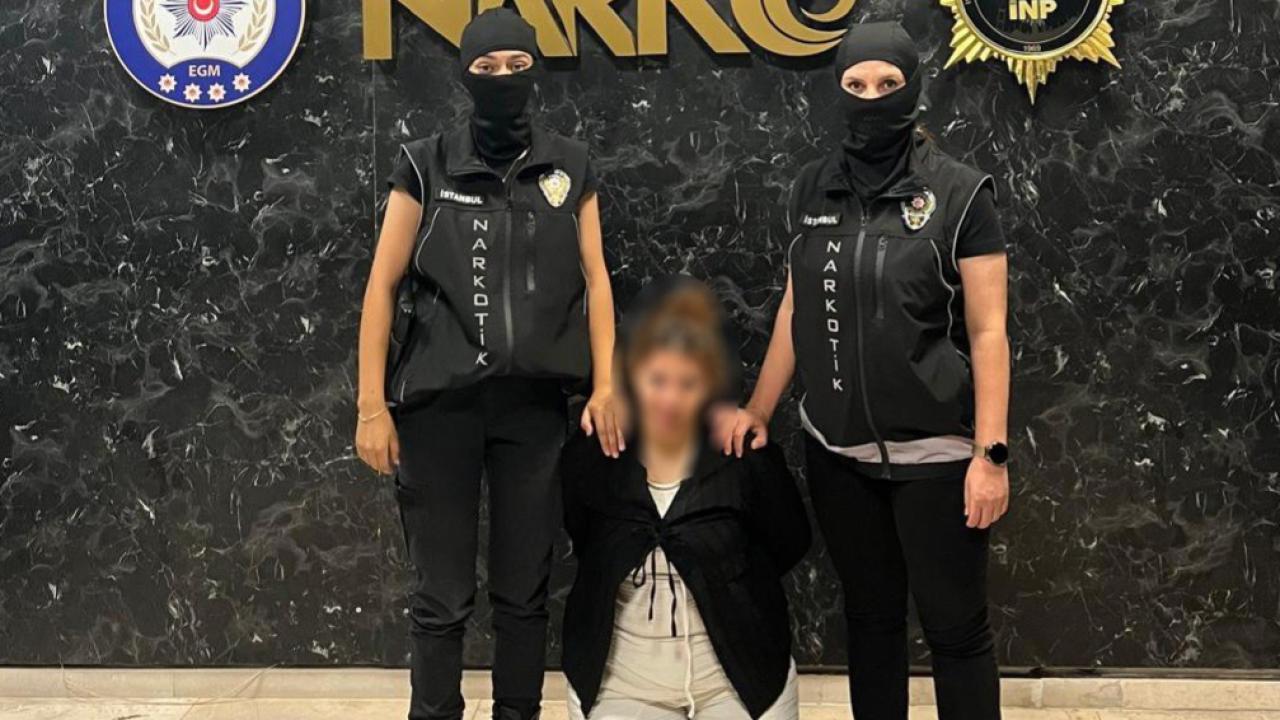 Kırmızı bültenle aranan uyuşturucu şüphelisi İstanbul’da yakalandı