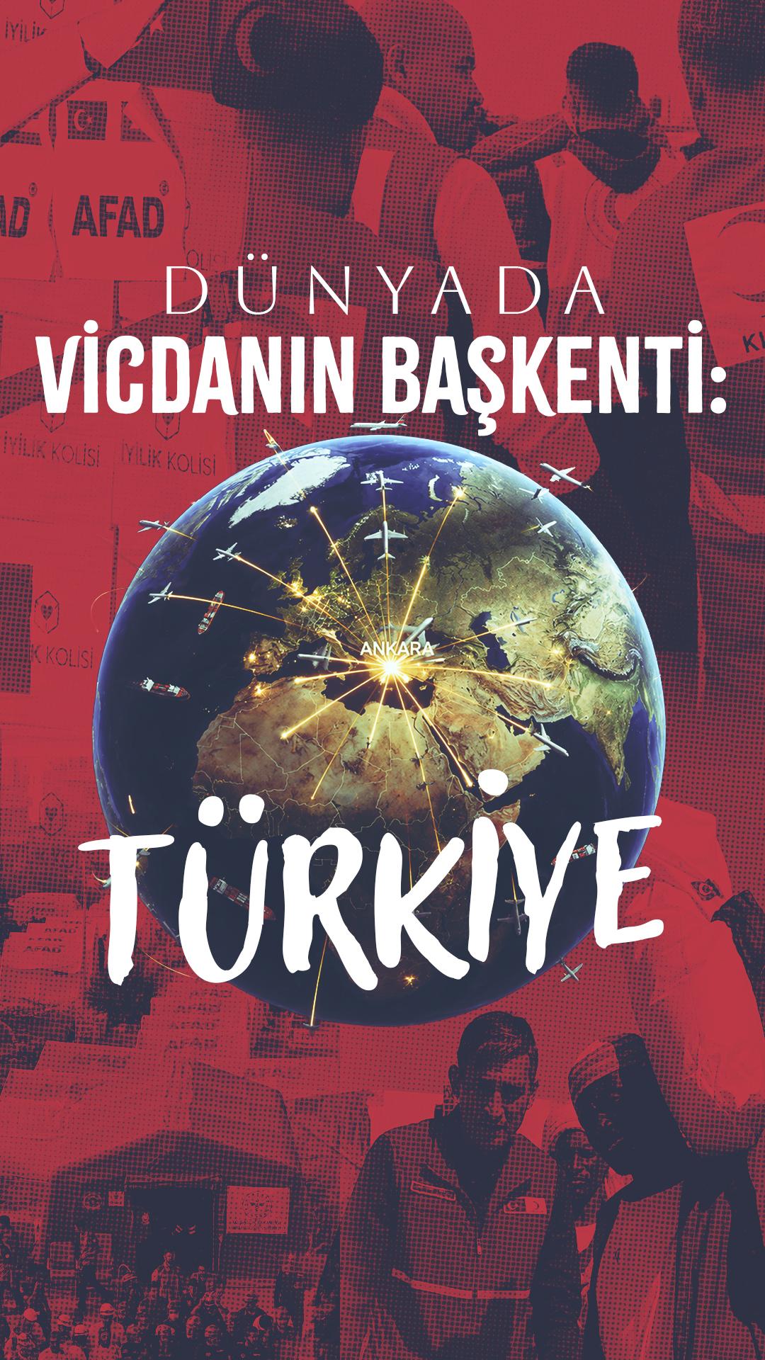 Dünyada vicdanın başkenti: Türkiye