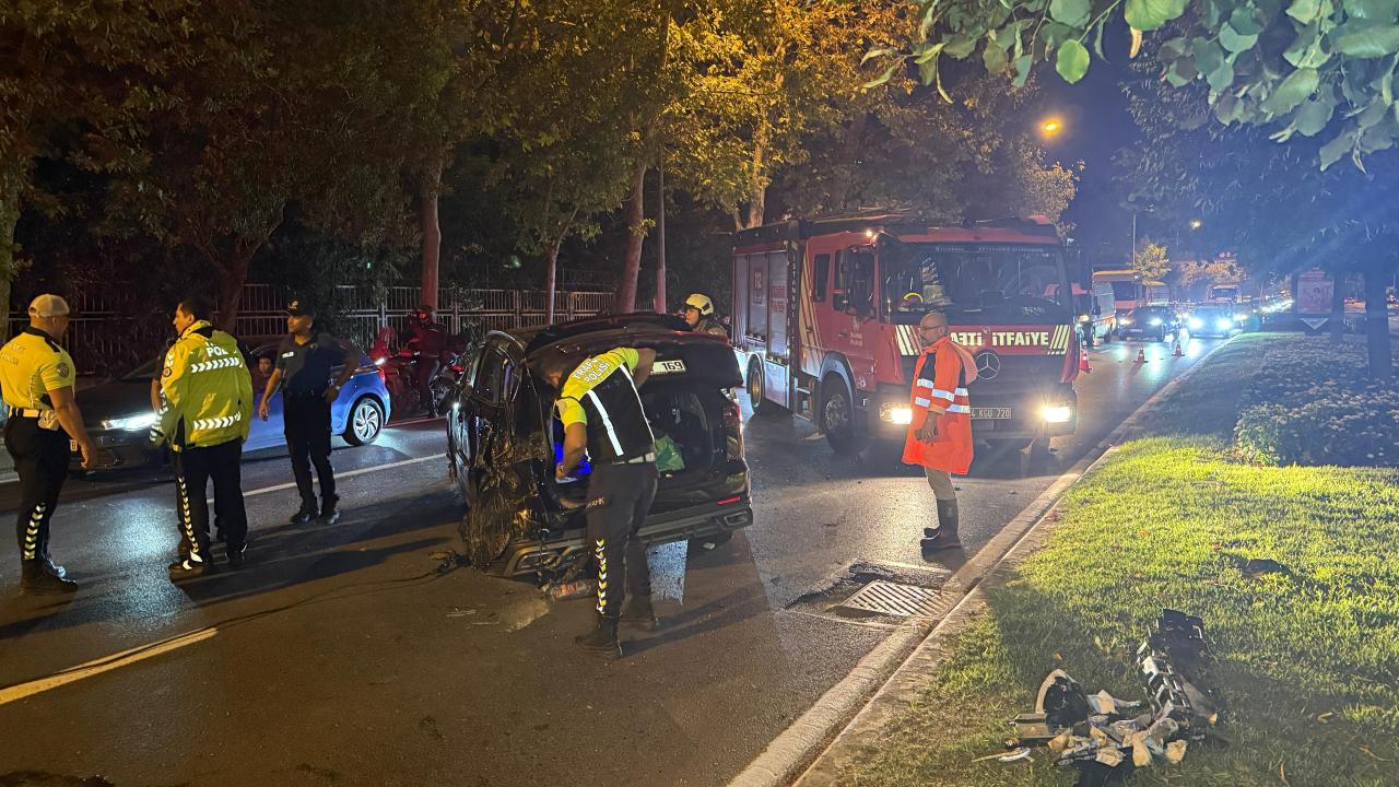 İstanbul'da sahil yolunda kaza: 3 yaralı