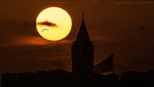 İstanbul'da gün batımı