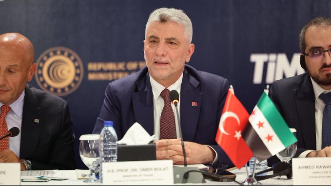 Ticaret Bakanı Bolat, Şam'da ikili görüşmelerde bulundu