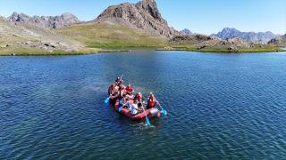 Erzurum'un doğal güzelliklerinde bisiklet, rafting ve koşu heyecanı