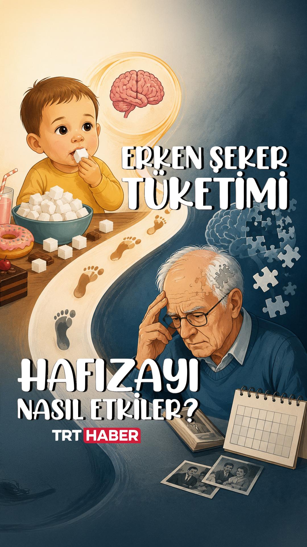 İlk iki yıldaki şeker, 70 yıl sonraki hafızayı etkileyebilir mi?