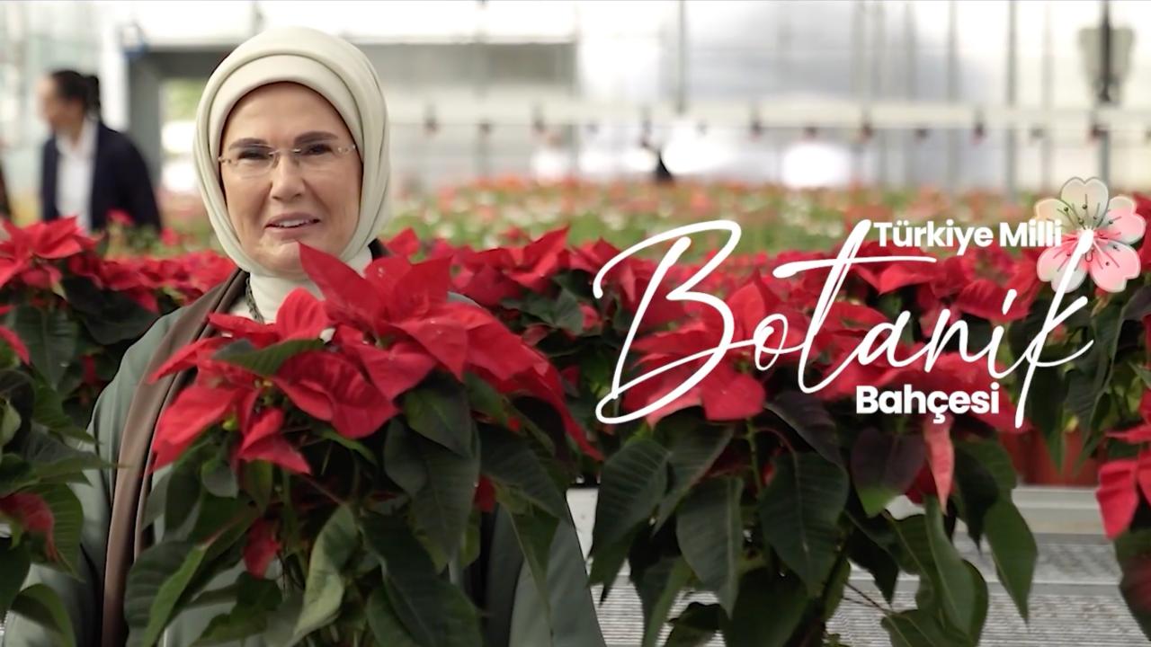 Emine Erdoğan'dan Milli Botanik Bahçesi'ne ziyaret