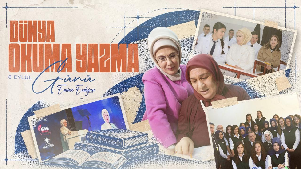 Emine Erdoğan: Bugün kalem tutan her el verilen emeğin en güzel karşılığı