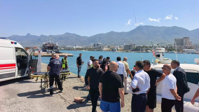 Girne açıklarında batan gemiye ilişkin 8 kişi gözaltına alındı haber görseli