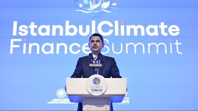 Bakan Kurum: İklim finansmanı maliyet değil, stratejik yatırım haber görseli