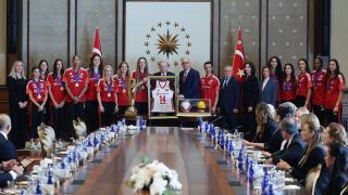 Cumhurbaşkanı Erdoğan, Filenin Sultanları'nı kabul etti