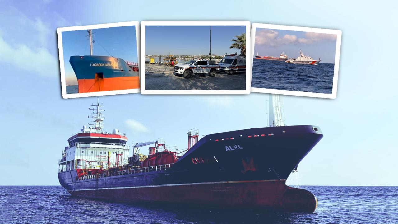 Silivri açıklarında Türk bayraklı 2 gemi çarpıştı