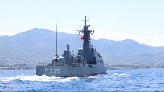 TCG Işın alabora olan geminin enkazı için taramalara başladı