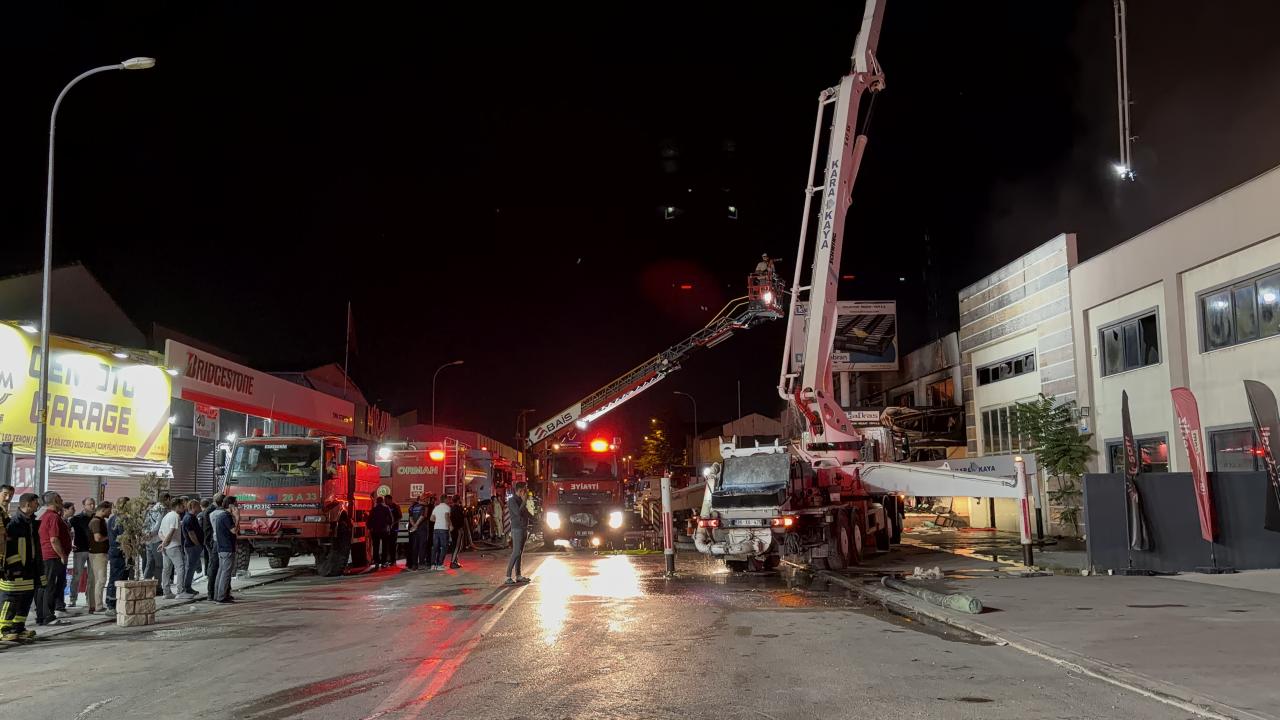 Eskişehir’de iş yerinde çıkan yangın söndürüldü