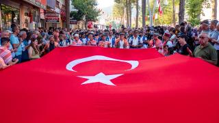 Antalya'da karnaval tadında temsili Yörük göçü