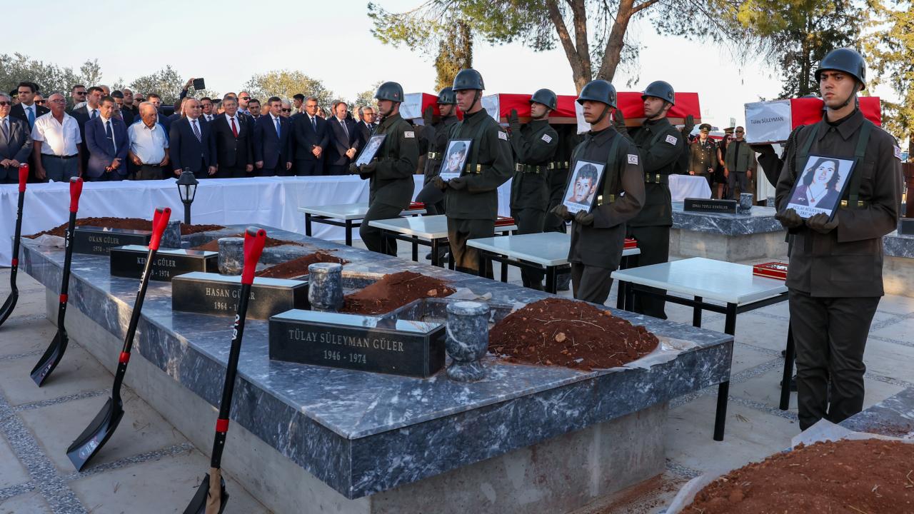 KKTC'de Atlılar Katliamı şehitleri, 52 yıl sonra son yolculuklarına uğurlandı