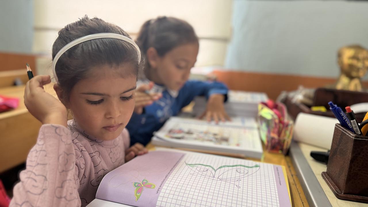 Tek öğrencili okulda İlayda'nın yalnızlığı sona erdi