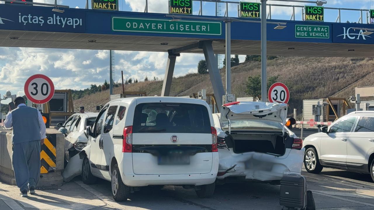 Kuzey Marmara Otoyolu’nda zincirleme kaza: 2 yaralı