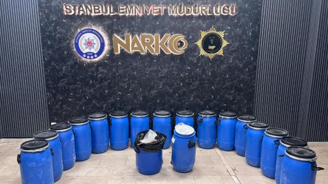 İstanbul'da 486 kiloluk uyuşturucu operasyonu haber görseli
