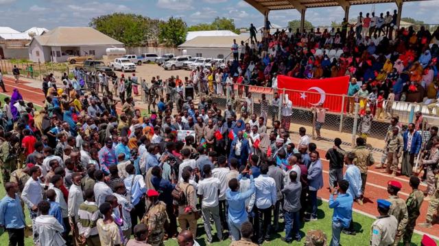 Somali'de Türkiye'ye teşekkür gösterileri düzenlendi haber görseli