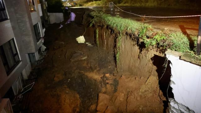 Trabzon'da sağanak etkili oldu haber görseli