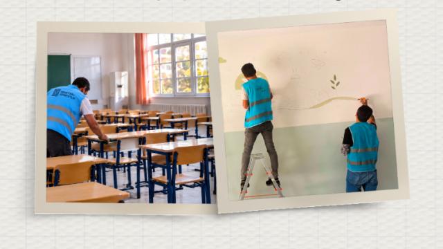 Yükümlüler, 2 bin 779 okulu eğitimöğretim yılına hazırladı haber görseli