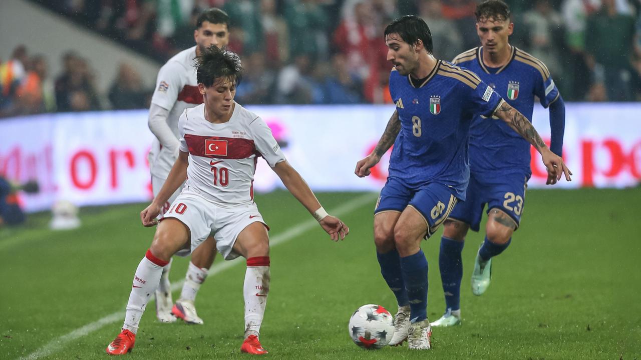 A Milli Futbol Takımımız, İtalya'ya mağlup oldu