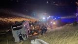 Amasya'da yolcu otobüsü tarlaya girdi: 24 yaralı