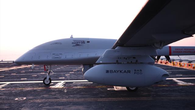 Bayraktar TB3'ten Denizkurdu Tatbikatı'nda başarılı sonoboy atışı