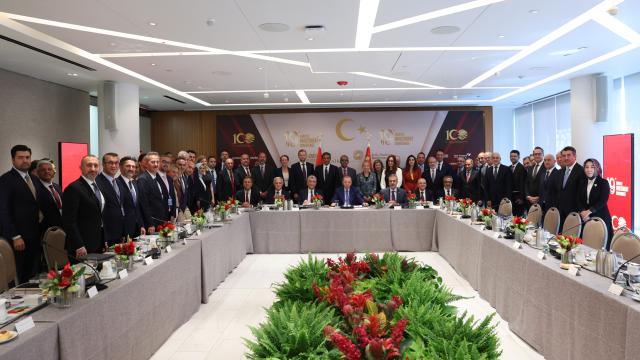 Cumhurbaşkanı Erdoğan New York'ta, iş insanlarıyla buluştu