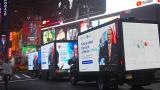 Cumhurbaşkanı Erdoğan'ın mesajları New York'ta dev ekranlarda